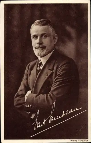 Ak Französischer Politiker Gaston Gourdeau, Portrait