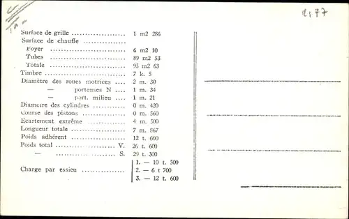 Ak Französische Eisenbahn, Nord, Machine No 137, Johannot, Syst. Crampton