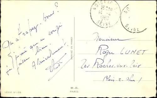 Künstler Ak Angler, Teich, Polizist, Geldstrafe, Peche Interdite