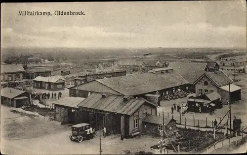 Ak Oldebroek Gelderland, Militairkamp