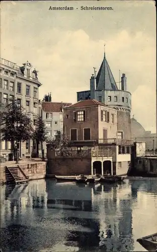 Ak Amsterdam Nordholland Niederlande, Schreierstoren