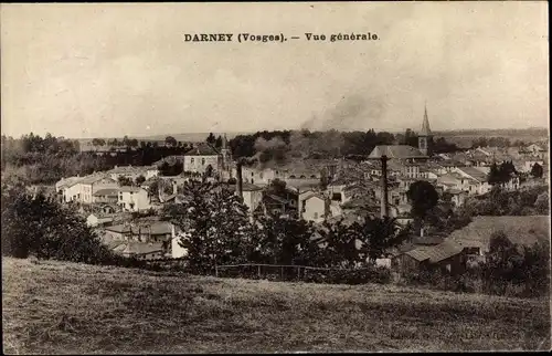 Ak Darney Vosges, Panorama