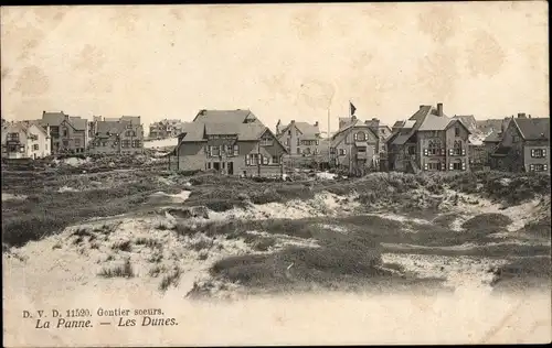 Ak La Panne Westflandern, Les Dunes