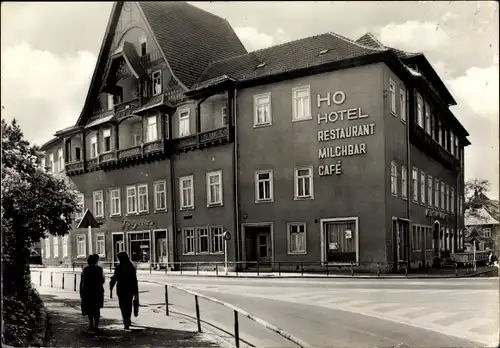 Ak Meiningen, HO Hotel und Restaurant Sächsischer Hof