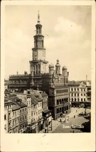 Ak Poznań Posen, Rathaus