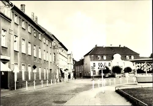 Ak Reuterstadt Stavenhagen, Fritz Reuter Literatur Museum, Straßenpartie