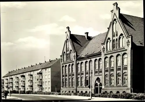 Ak Friedland in Mecklenburg, Oberschule Friederike Krüger