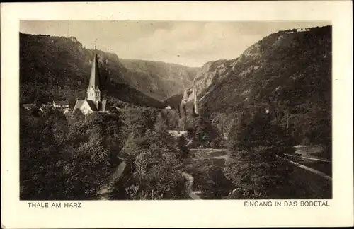 Ak Thale im Harz, Bodetal