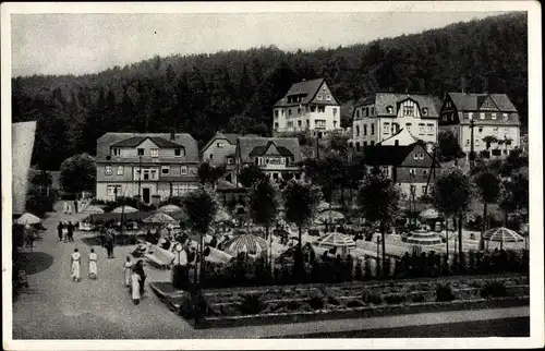 Ak Oberschlema Bad Schlema im Erzgebirge Sachsen, Konzertgarten