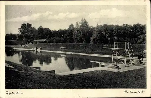 Ak Westerstede in Oldenburg Ammerland, Badeanstalt