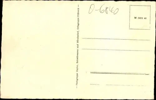 Ak Pößneck in Thüringen, Gesamtansicht