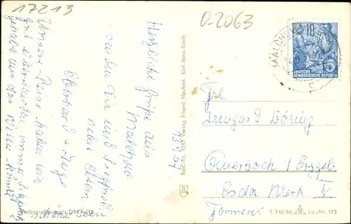 Ak Malchow in Mecklenburg, Klosterkirche