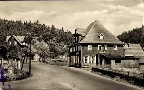 Ak Heubach Masserberg in Thüringen, Gasthaus Zentrale