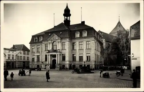 Ak Teterow in Mecklenburg, Rathaus