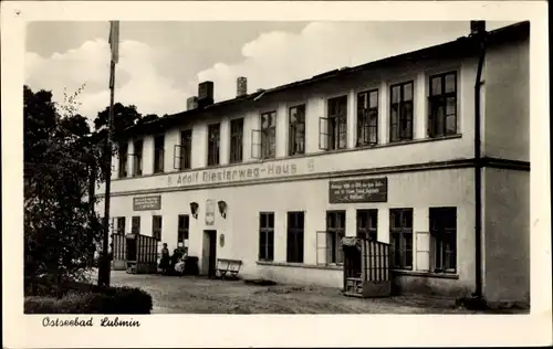 Ak Ostseebad Lubmin in Pommern, Adolf Diesterweg Haus