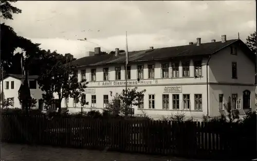 Ak Ostseebad Lubmin in Pommern, Adolf Diesterweg Haus