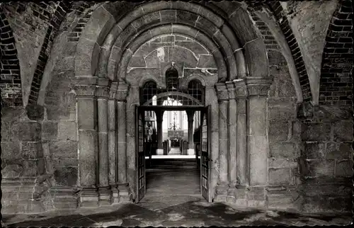 Ak Bardowick Kreis Lüneburg, Dom, Portal aus dem 12 Jahrhundert