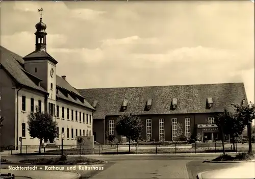 Ak Nachterstedt Seeland Sachsen Anhalt, Rathaus und Kulturhaus