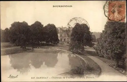 Ak Sanssat Allier, Château de Theillat