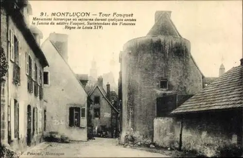Ak Montluçon Allier, Tour Fouquet