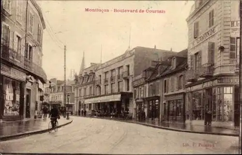 Ak Montluçon Allier, Boulevard de Courtais