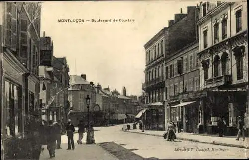 Ak Montluçon Allier, Boulevard de Courtais