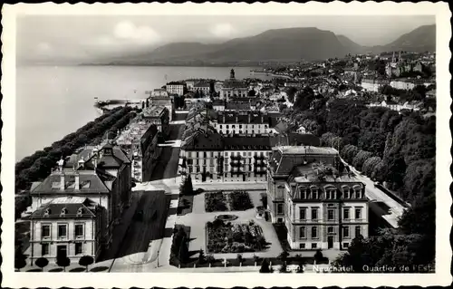 Ak Neuchâtel Neuenburg Stadt, Quartier de l'Est