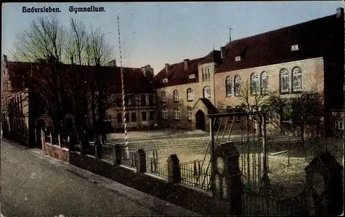 Ak Haderslev Hadersleben Dänemark, Gymnasium