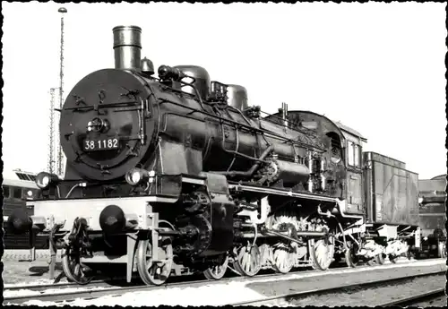 Ak Dampflokomotive 38 1182