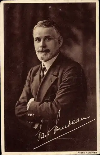 Ak Französischer Politiker Gaston Gourdeau, Portrait