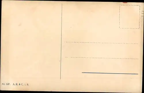 Ak Plastik von Hermann Möller, Liebe, Aktfigur