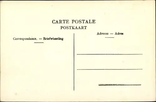 Ak Bouchcut, Inhaling van den Heer Burgermeester Ch. Brees, op Maart 1912