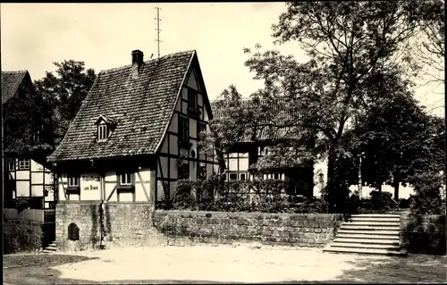 Ak Quedlinburg im Harz, HO Gaststätte Domkrug