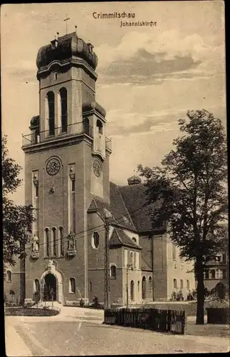 Ak Crimmitschau in Sachsen, Johanniskirche