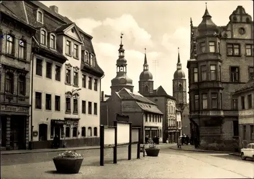 Ak Lutherstadt Eisleben Sachsen Anhalt, Sangerhausener Straße, Laden Lindrath, Lederwaren Schäffner