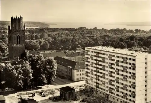 Ak Neubrandenburg in Mecklenburg, Panorama, Tollensesee