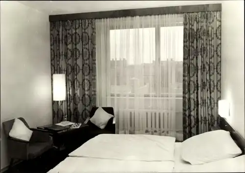 Ak Cottbus in der Niederlausitz, Hotel Lausitz, Hotelzimmer