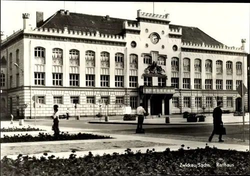 Ak Zwickau in Sachsen, Rathaus