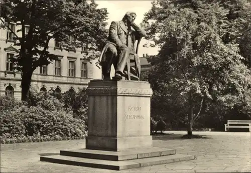 Ak Zwickau in Sachsen, Robert-Schumann-Denkmal