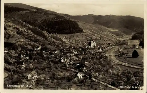 Ak Lautenbach im Renchtal Schwarzwald, Panorama