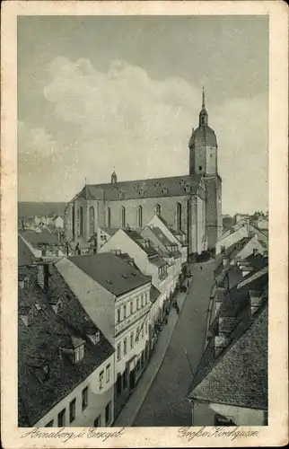 Ak Annaberg Buchholz Erzgebirge, Große Kirchgasse