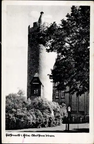 Ak Pößneck in Thüringen, Weißer Turm