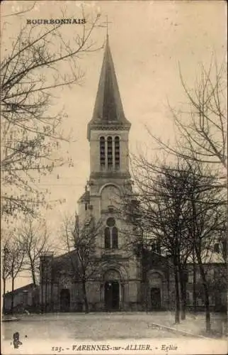 Ak Varennes sur Allier, Kirche