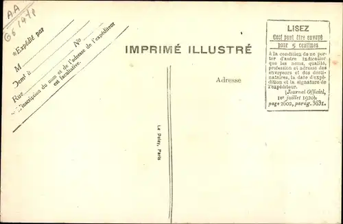 Ak Lens Pas de Calais, apres la Guerre, Rue Edouard Froissart, Kriegszerstörungen, 1. Weltkrieg