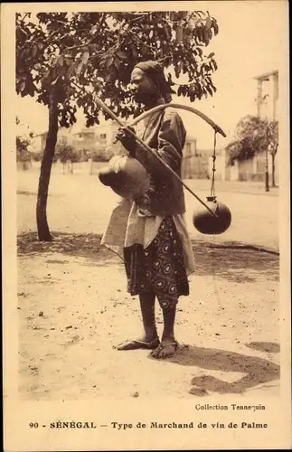 Ak Senegal, Type de Marchand de vin de Palme, Palmweinhändler