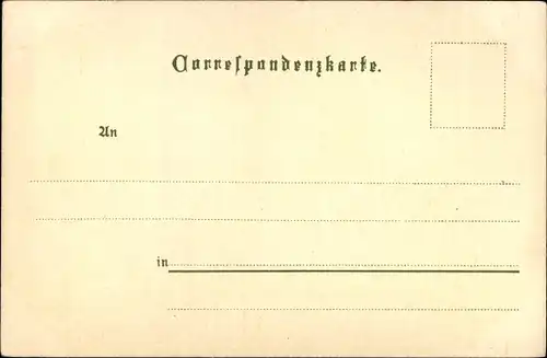 Künstler Litho Junker, H., Wien, Ansicht vom Parlament