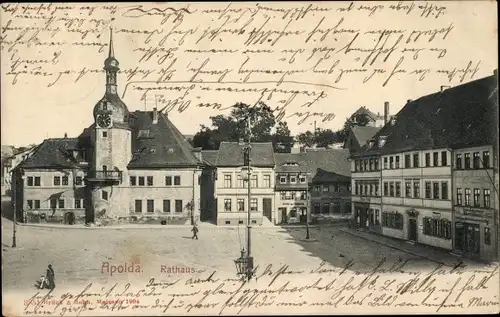 Ak Apolda in Thüringen, Rathaus