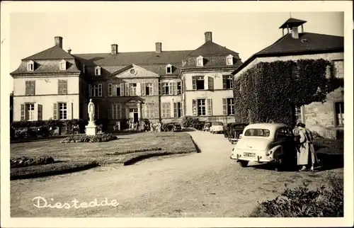 Foto Ak Diestedde Wadersloh in Westfalen, Schloss, Park, Auto