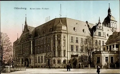 Ak Oldenburg im Großherzogtum Oldenburg, Kaiserliches Postamt