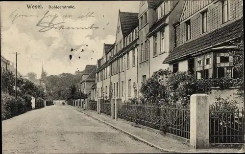 Ak Wesel am Niederrhein, Rohleerstraße